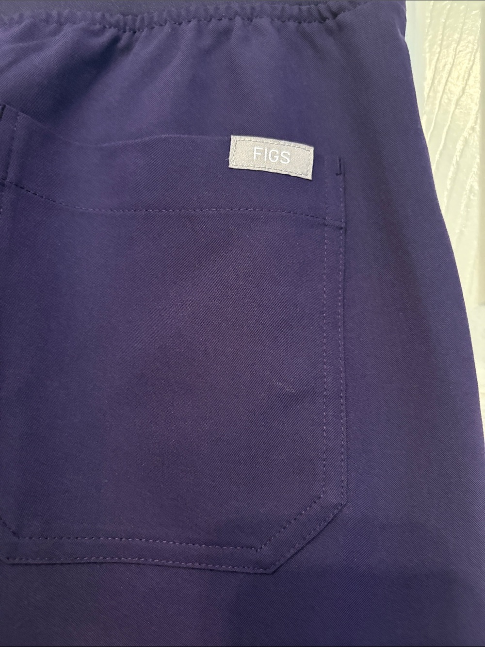 Figs women’s Scrub Pants in Deep Purple - Picture 7 of 7